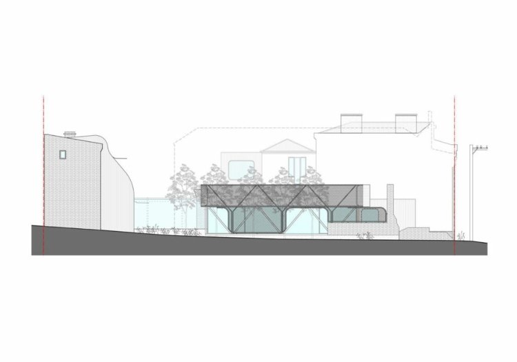 fațadă din tabla ondulată austin maynard arhitecți planul casei king bill