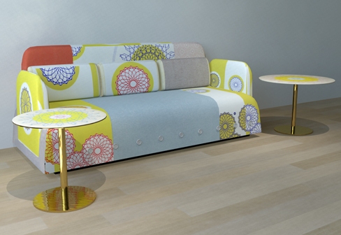 Mobilier eclectic de la Moroso Mobilier de living eclectic de la Moroso