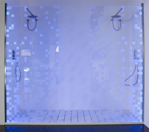 Perete de sticlă LED cu baie Antonio-Lupi Baie cu perete cu LED Antonio-Lupi