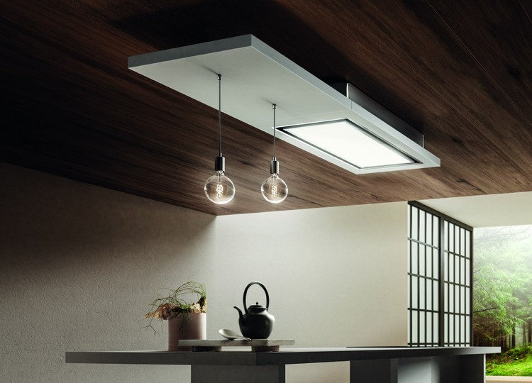 Combinație de lămpi de plafon Elica cu capotă cu plită