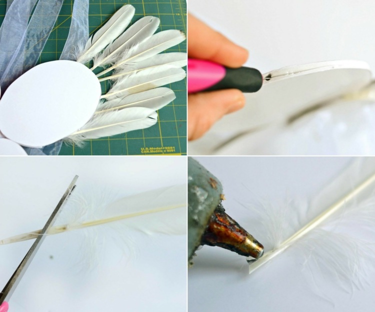 aripile de înger clocesc pene-lipici-lipici fierbinți-copii-idei