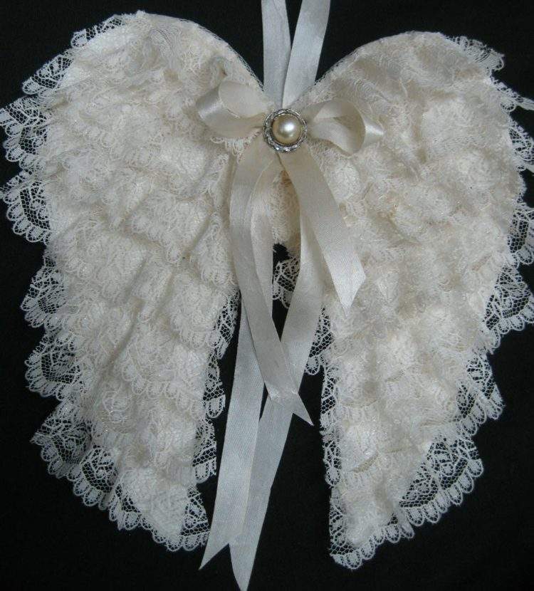 aripi de înger-stimulare-stimulare-dantelă-țesătură-falduri-panglică-mărgele