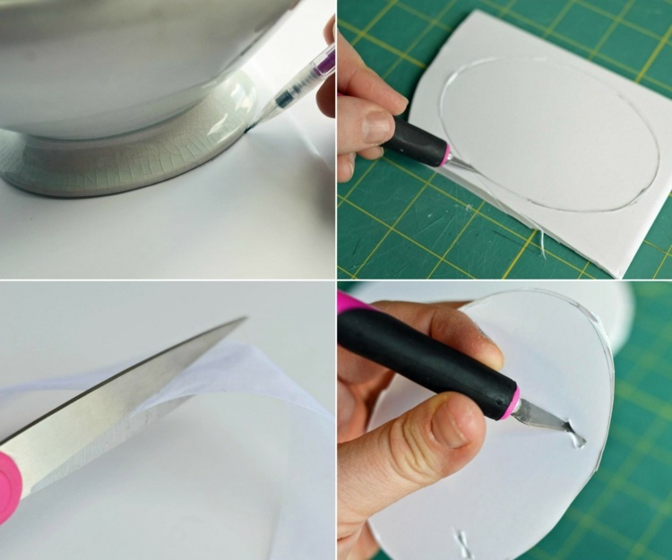 Aripi de înger Tinker șablon-tăiere-foarfece-instrucțiuni