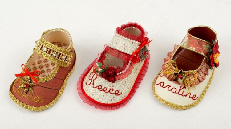 Pantofi pentru bebeluși cu decorațiuni de Crăciun primul Craciun cu pantofi pentru bebelusi tinuta idee draguta copii