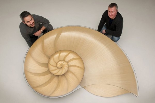designer table nautilus creație designer masă de designer cu creație de designer nautilus