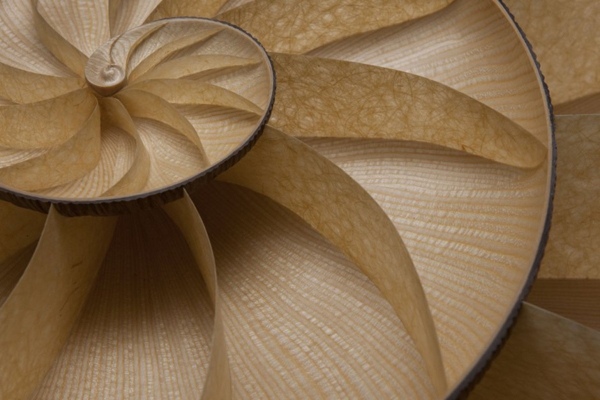 proiectare masă formă nautilă formă spirală design de masă cu formă de nautilus în formă de spirală