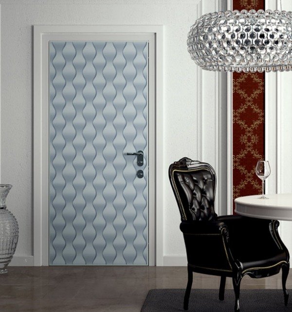 Fotoliu decorativ ușă clasic negru