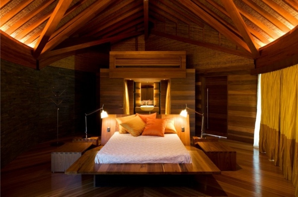 Dormitor de lux - mobilier exotic Mobilier exotic pentru dormitor de lux