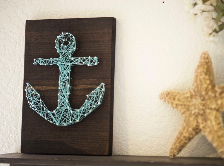 Imagine cu fir de ancoră - creați propria decorație maritimă pentru casa dvs. fire-imagini-cuie-ancore-lemn-vara-decorare-fă-te