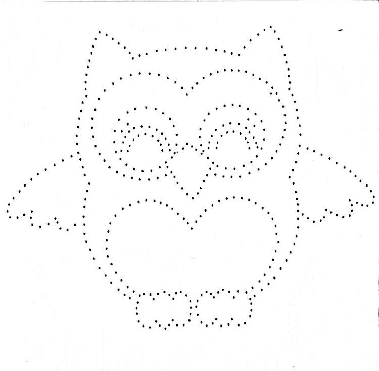 Șablon bufniță pentru imprimare fire-poze-unghii-șablon-bufniță-te-faci-ușor