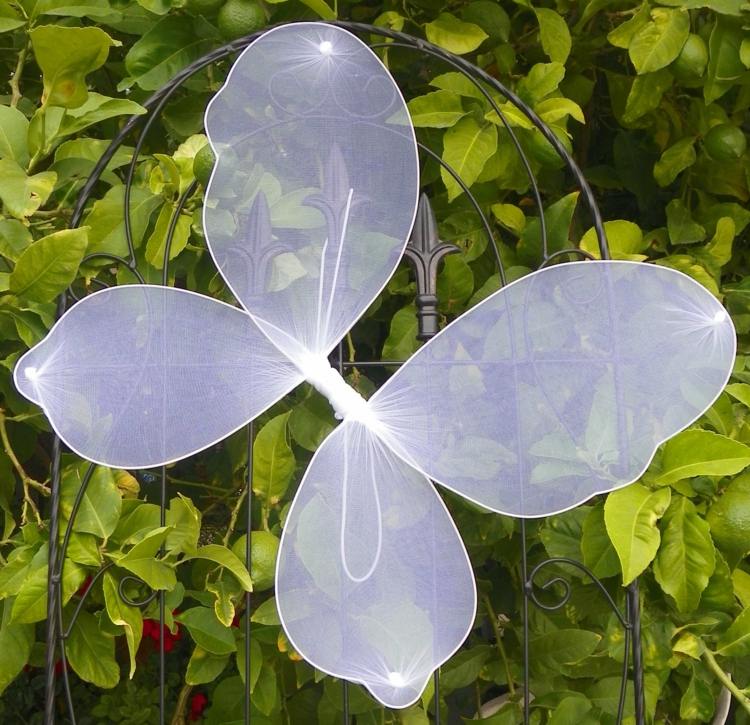 Faceți aripi de zână din diferite materiale aripile de zână zugrăvesc idei-pur și simplu-sârmă-țesătură-transparentă