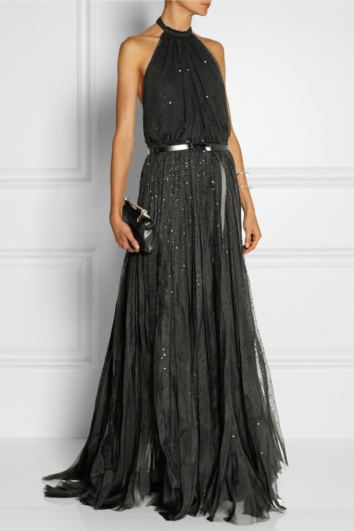 Donna-Karan-rochie-de-seară-din-mătase-din-șifon-din-mătase-din-mătase