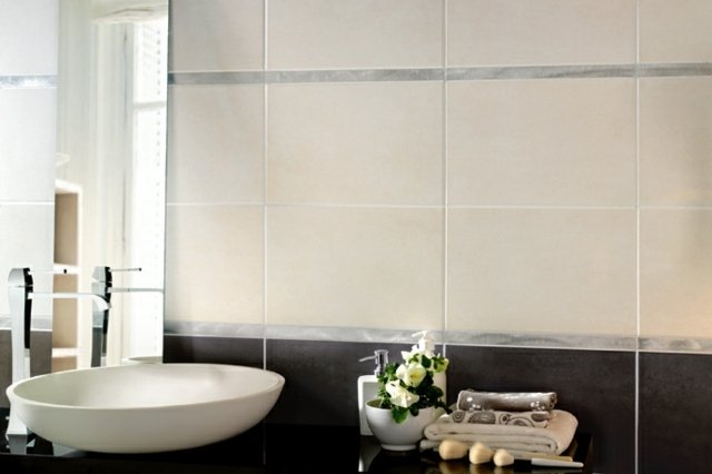 Alcătuiește pensula și decorarea camerei designul plăcilor de baie Placi de granit-mat-suprafata-maro-inchis