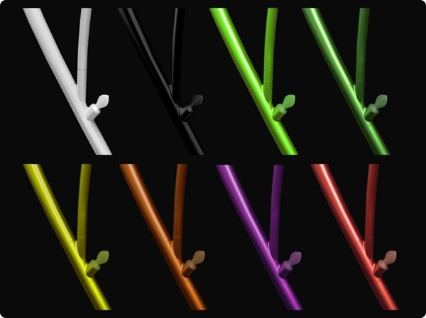 Lampă de podea colorată