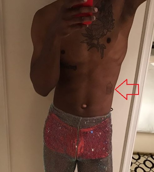 Franko vandenyno skrandžio tatuiruotė