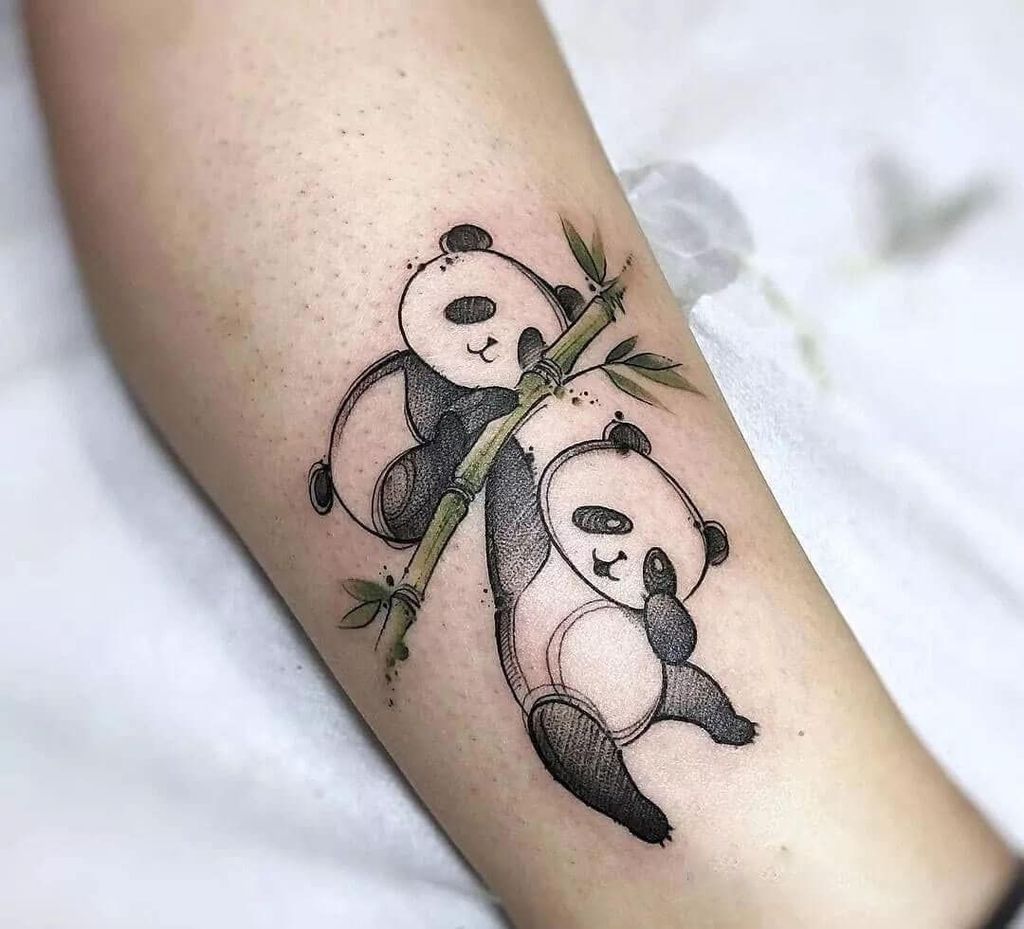 Panda tatuiruotė