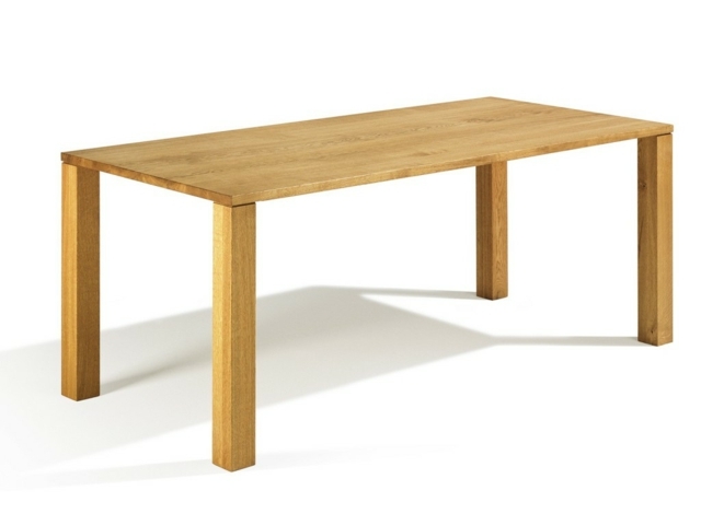 masa lunga de masa din lemn masiv design mobilier modern Idei de design mobilier modern din lemn masiv indea