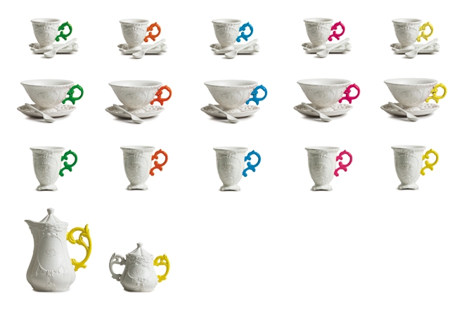 colectia iwares cani decoratiuni clasice manere colorate portelan
