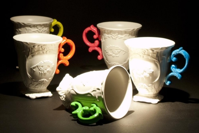 funky design tea service modern twist i-wares seletti set de ceai funky din porțelan modern twist i-wares seletti
