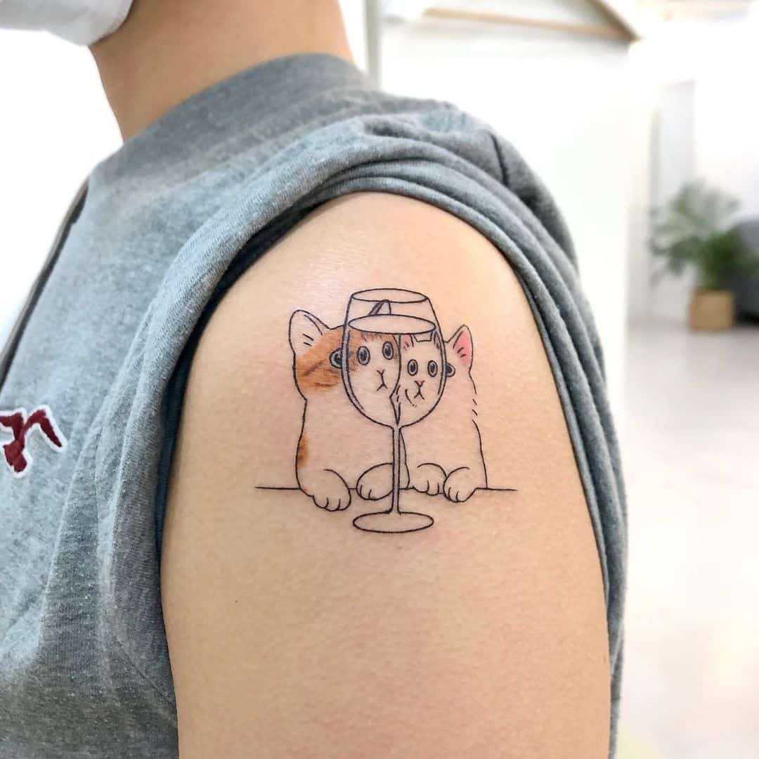 Smešne tetovaže mačk 12