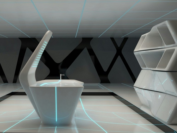 modele de bucătărie futuriste de ernestomeda tron