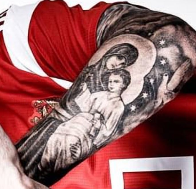 Fiodoro motinos ir vaiko tatuiruotė