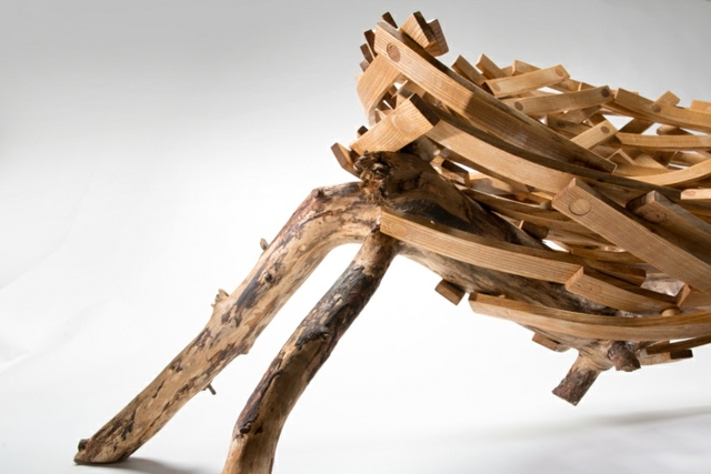 Lemn constructii moderne ramuri de copaci elegant elegant