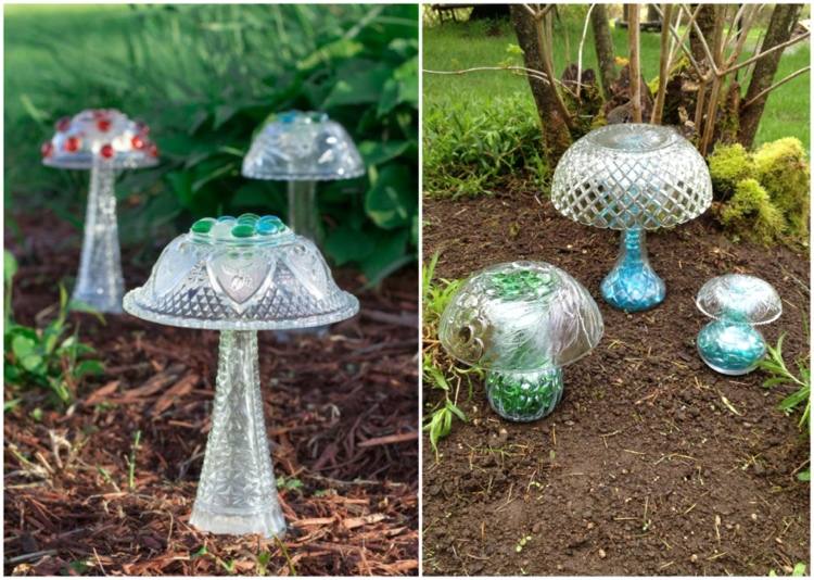 Realizați singuri decorațiuni de grădină din vase de sticlă