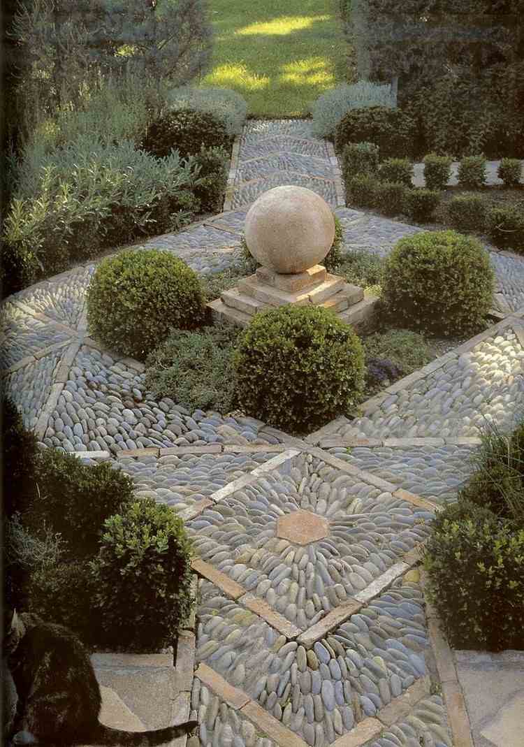 cărări-grădini-pietricele-mozaic-engleză-grădină-bile-de-bușteni