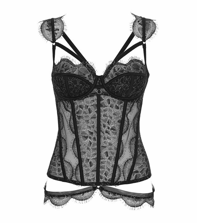 Lenjerie de corp dantelă detalii romantice jucăuș