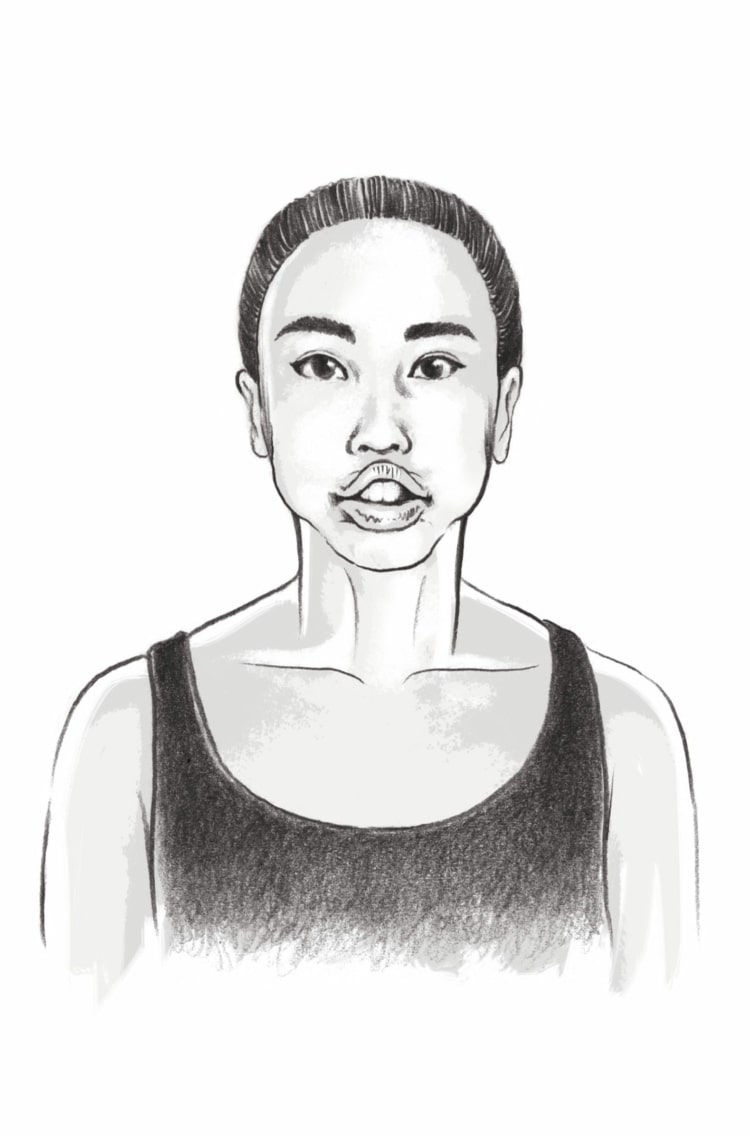 Exerciții de yoga faciale împotriva ridurilor din gură - relaxați mușchii cu vibrații