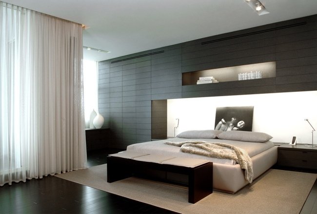 dormitor modern design perete design rafturi alb negru rafturi moderne de design perete dormitor alb negru