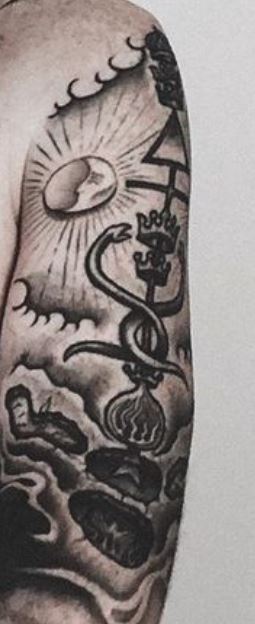 GHOSTEMANE tetovaža lijeve ruke