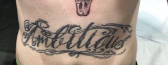 GHOSTEMAN AMBITIOZNA tetovaža