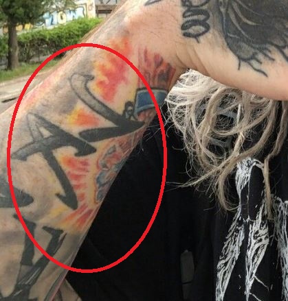 GHOSTEMANE tetovaža na zglobu