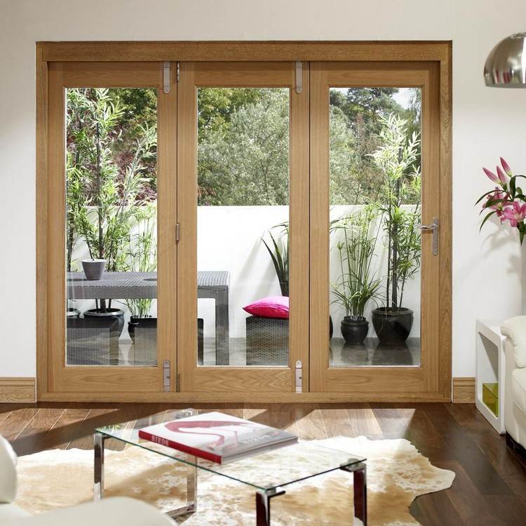 Uși de sticlă pliante închise pentru terasă Uși pliante din sticlă pentru terasă închisă-sigură-blocare-living-covor-masă-sticlă