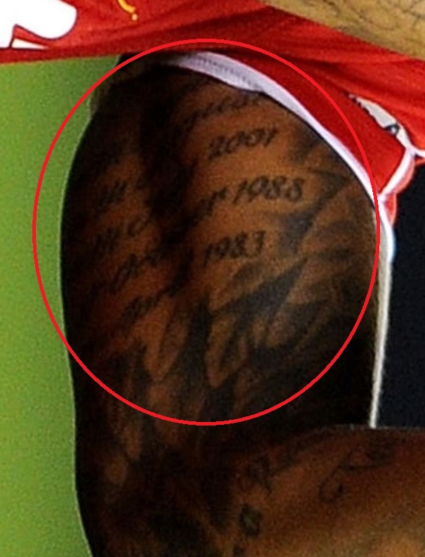 Tatuaggio bicipite di Glen