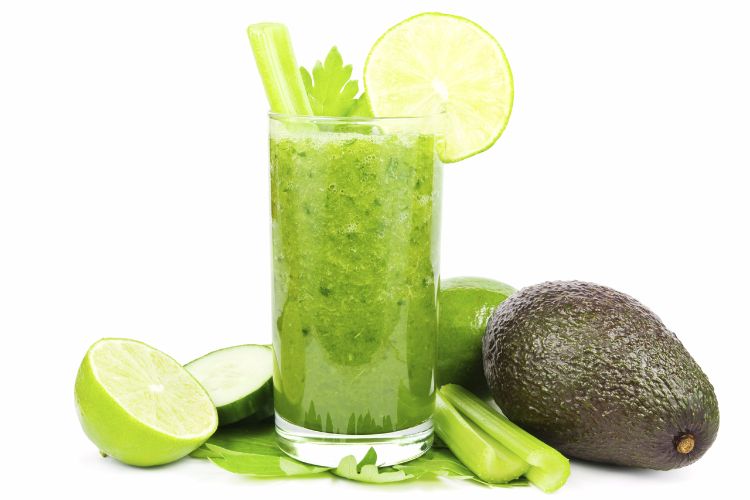 slăbire verde smoothie dieta saraca in calorii telina avocado