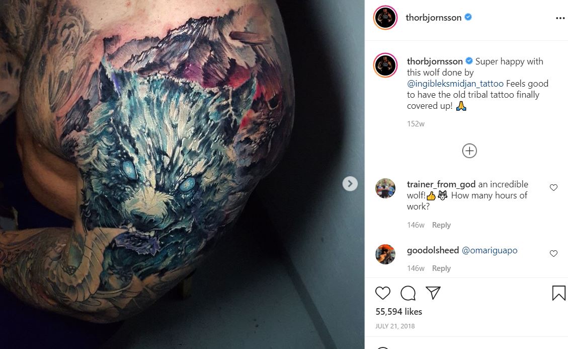 „Hafthor“ bicepso tatuiruotės dangtelis