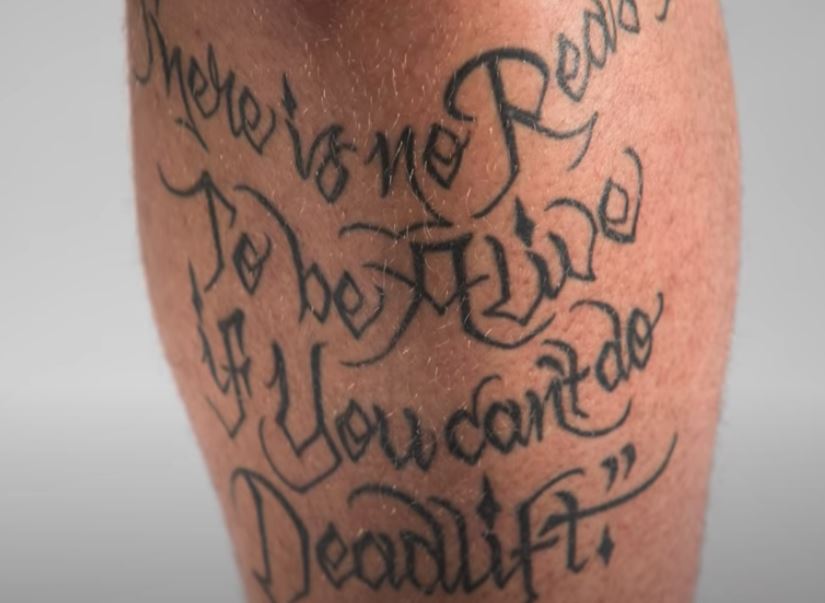 „Hafpor“ citata ant tatuiruočių ant kojų