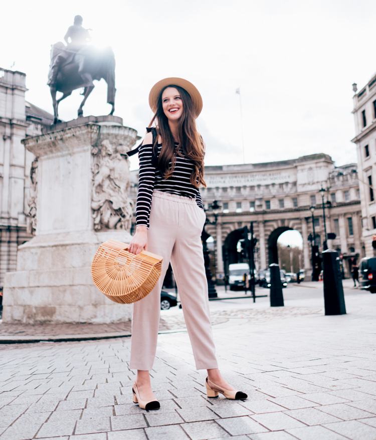 Genti din lemn semicirculare pantaloni moda vara camasa talie inalta