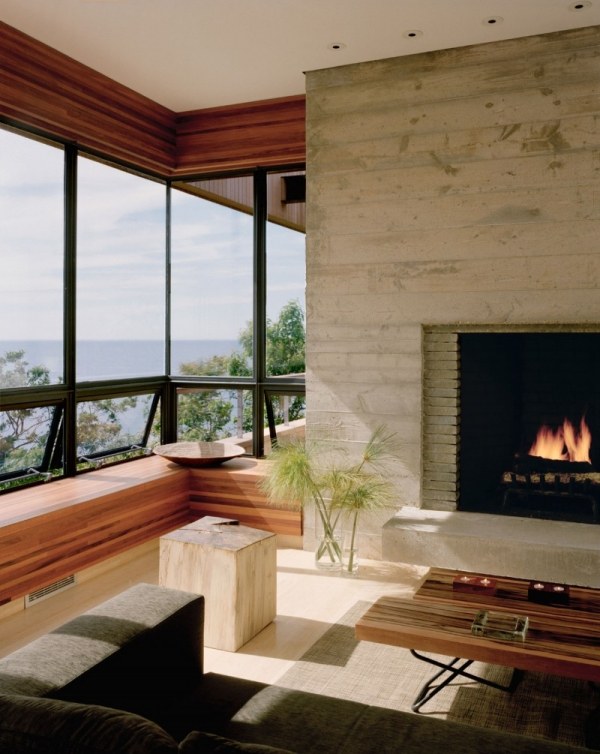 living șemineu casă la malul mării design modern living șemineu casă la malul mării cu design modern