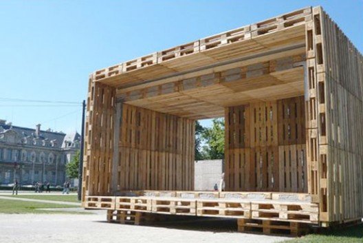 Construcții case de construcții modulare paleti din lemn Construcție de case construcție modulară proiectare paleți din lemn