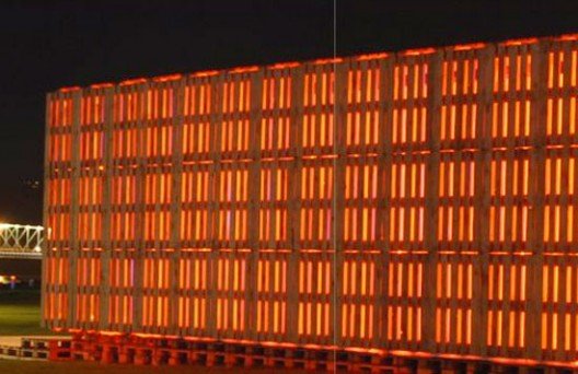 Ideea de proiectare a iluminatului casei de paleti din lemn Iluminatul casei de paleți din lemn