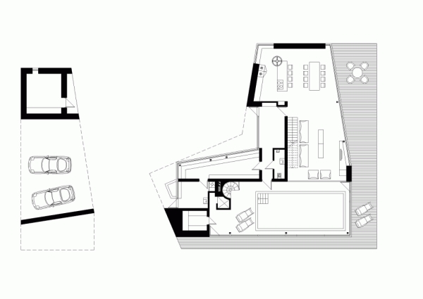 casă de oțel lemn aspect modern design parter casă din oțel din lemn cu aspect modern, parter