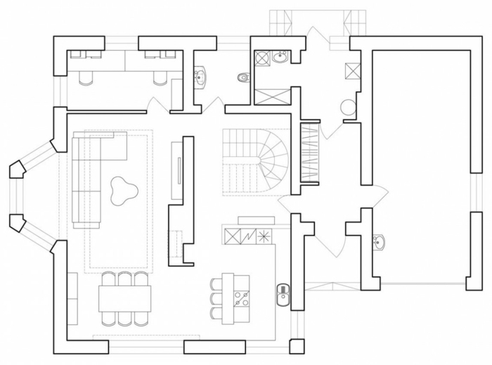 Mobilier pentru casă - Planul etajului de la primul etaj mobilier casă plan etaj plan parter construi