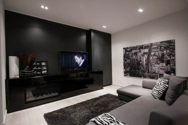 Sistem de perete interior camera de zi home theater Home theater în sufragerie