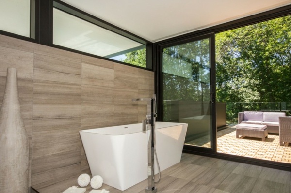 cadă de sine stătătoare-idee modernă de proiectare a băii idee modernă de proiectare baie