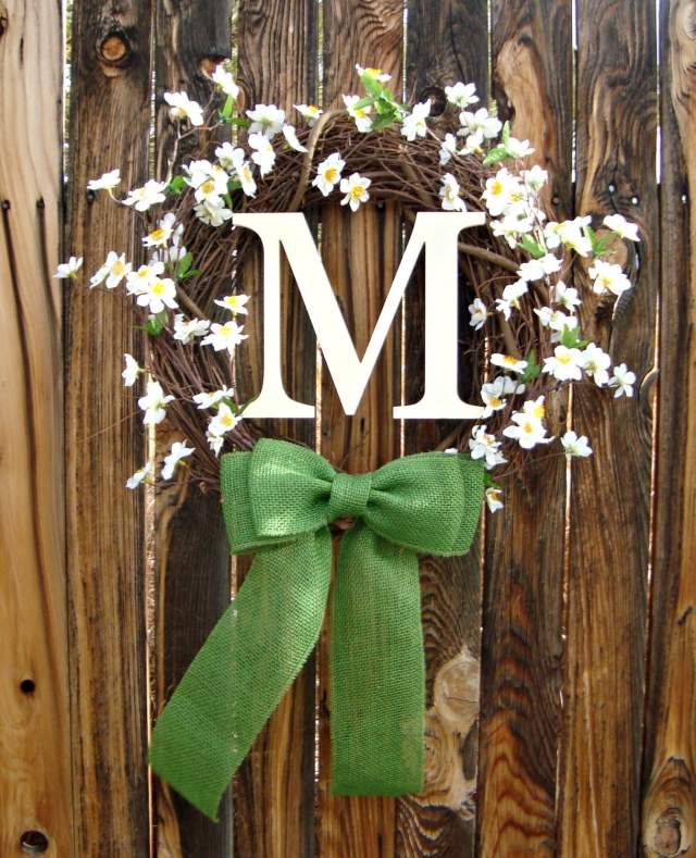 flori albe de flori albe panglica verde flori albe toamnă-coroană-vânturi-blank-alb-bluemchen-verde-panglică