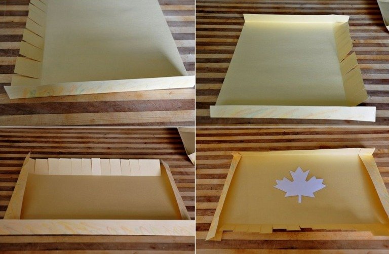 Instrucțiuni pentru plierea hârtiei cu clapete